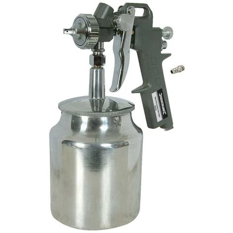 SILVERLINE PISTOLET A PEINTURE PAR ASPIRATION POUR COMPRESSEUR 1 SILVERLINE PISTOLET A PEINTURE PAR ASPIRATION POUR COMPRESSEUR