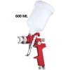 EQUIPEMENT EXPRESS SICOBA Pistolet à Peinture Pneumatique HVLP 600ml Buse 1,4mm Triple Reglage