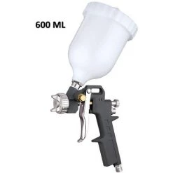 EQUIPEMENT EXPRESS SICOBA Pistolet à Peinture Pneumatique Avec Remplissage 600ml Buse 1,5mm G