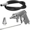ECD GERMANY Pistolet De Sablage à Air Comprimé Aluminium Kit Complet Sableuse 6,3 Bar 90 PSI