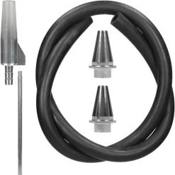 ECD GERMANY Pistolet De Sablage à Air Comprimé Aluminium Kit Complet Sableuse 6,3 Bar 90 PSI -Pistolet à peinture Soldes 15937951 5