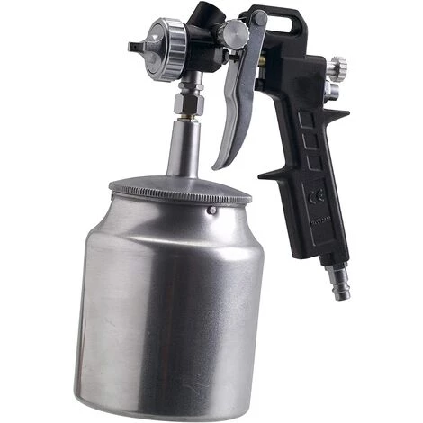 FERM ATM1040 Pistolet à Peinture Avec Récipient 2 FERM ATM1040 Pistolet à Peinture Avec Récipient – Image 2