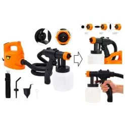 BIGB Station / Pistolet à Peinture électrique 500W - 800 Ml + Tuyau D'air