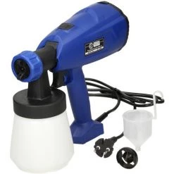 ECD GERMANY Pistolet à Peinture électrique 350W 700 Ml Outil Pulvérisateur Spray Artisanat