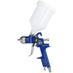 ECD GERMANY Pistolet à Peinture De Pulverisation Buse 0,8 Mm 1,4 Mm 600ml 100ml Kit Voitures -Pistolet à peinture Soldes 17090089 3