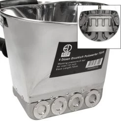 ECD GERMANY Mortier Ciment Pulvérisateur 72cm Pistolet Sablon à Crépir En Acier 1/2" 4 Trous -Pistolet à peinture Soldes 17096309 3