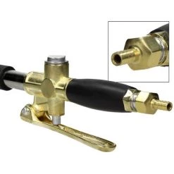 ECD GERMANY Mortier Ciment Pulvérisateur 72cm Pistolet Sablon à Crépir En Acier 1/2" 4 Trous -Pistolet à peinture Soldes 17096309 5