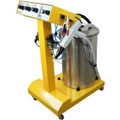 T- MECH Machine De Revêtement En Poudrage Électrostatique Portable Pistolet Peinture 45L - Jaune