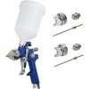 ECD GERMANY Pistolet Peinture HVLP 1,4 Mm Buse+1,7 Mm + 2,0 Mm Set Buses En Acier Inoxidable
