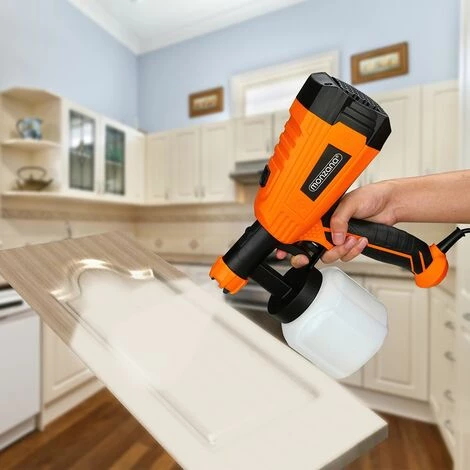DEUBA Pistolet Pulvérisateur Peinture électrique 500W Couleur Vernis Buse Démontable Meubles Mur 3 Modes De Pulvérisation 800 Ml/min 0,2 - 0,3 Bar 3 DEUBA Pistolet Pulvérisateur Peinture électrique 500W Couleur Vernis Buse Démontable Meubles Mur 3 Modes De Pulvérisation 800 Ml/min 0,2 - 0,3 Bar – Image 3