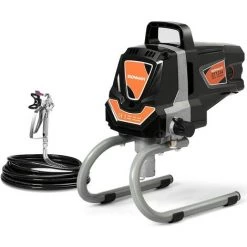 COSTWAY Machine De Pulvérisation à Haute Pression 3000PSI, Pistolet De Peinture Murale, Fonctionnement En Courant Fort 1,5 L/min Peinture à Moteur Pour L'Extérieur De La Maison