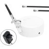 ASUPERMALL Pompe A Jet D'Air Portable Pen Kit Compresseur Pour Art Maquillage Peinture Artisanat Fleur Vaporiser Beau Modele Kits Airbrush, Blanc