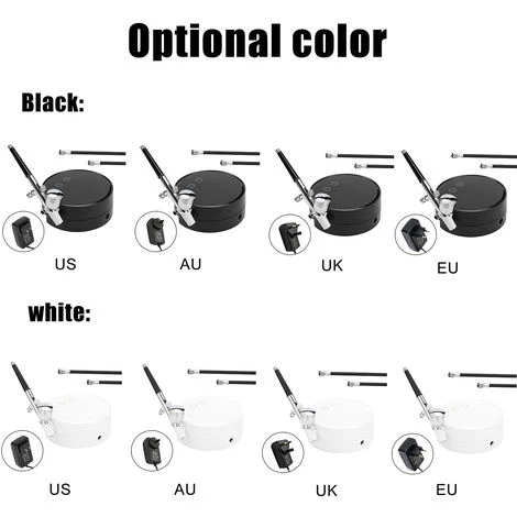 ASUPERMALL Pompe A Jet D'Air Portable Pen Kit Compresseur Pour Art Maquillage Peinture Artisanat Fleur Vaporiser Beau Modele Kits Airbrush, Blanc 2 ASUPERMALL Pompe A Jet D'Air Portable Pen Kit Compresseur Pour Art Maquillage Peinture Artisanat Fleur Vaporiser Beau Modele Kits Airbrush, Blanc – Image 2