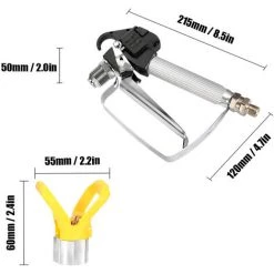 ASUPERMALL Outil De Pulvérisation De Peinture Sans Air Haute Pression 3600PSI à Haute Efficacité Avec Protection De Buse -Pistolet à peinture Soldes 20599277 4