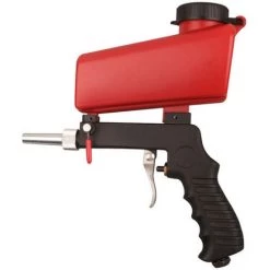 ASUPERMALL Portable Gravity Pneumatique Set Home Diy Mini Blasting Appareil 90Psi Sableuse Antirouille Reglable Machine Sablage