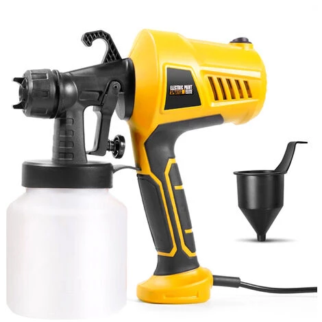 ASUPERMALL 500W Peinture Pulverisateur Portable Electrique Pulverisateur Pistolet Amovible Peinture Airbrush Outil De Pulverisation Avec 800Ml Capacite 110 ~ 230V, Jaune 2 ASUPERMALL 500W Peinture Pulverisateur Portable Electrique Pulverisateur Pistolet Amovible Peinture Airbrush Outil De Pulverisation Avec 800Ml Capacite 110 ~ 230V, Jaune – Image 2