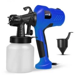 ASUPERMALL Amovible A Haute Pression Electrique Machine De Pulverisation Pulverisateur De Peinture Pour La Peinture De Voiture Meubles En Bois Avec La Coupe Pulverisateur, Bleu