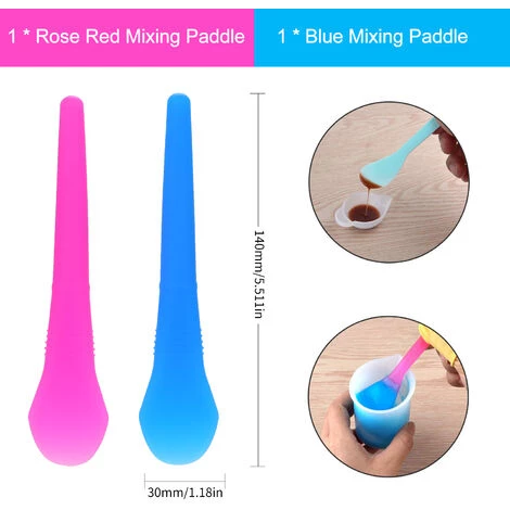 ASUPERMALL 35Pcs Resine De Melange Outils Cup Set Kit De 35Pcs Outils Pour Le Bricolage En Resine Coulee Peinture Bijoux Faire En Silicone Coupes De Mesure De Melange Batonnets Doigtiers Silicone Tapis Bijoux En Resine Outils De Coulee 2 ASUPERMALL 35Pcs Resine De Melange Outils Cup Set Kit De 35Pcs Outils Pour Le Bricolage En Resine Coulee Peinture Bijoux Faire En Silicone Coupes De Mesure De Melange Batonnets Doigtiers Silicone Tapis Bijoux En Resine Outils De Coulee – Image 2