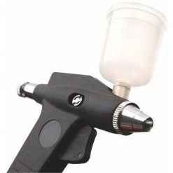 Bc-elec - BD-105K Pistolet Aérographe Modèle BD-105K Régulation Double, 0.3/0.5mm 15cc + Tuyau Textile - Gris -Pistolet à peinture Soldes 2617643 5
