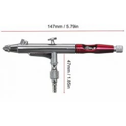 DRILLPRO Profession 0.3mm Double Action Airbrush Kit Maquillage Nail Art Modèle Peinture Spray Outil 7 DRILLPRO Profession 0.3mm Double Action Airbrush Kit Maquillage Nail Art Modèle Peinture Spray Outil -Pistolet à peinture Soldes 26498229 3