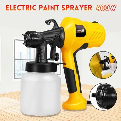 DRILLPRO HILDA Pulvérisateur De Peinture 400W 220V 2.5mm Intérieur Et Extérieur 700ML Conteneur Détachable 1 DRILLPRO HILDA Pulvérisateur De Peinture 400W 220V 2.5mm Intérieur Et Extérieur 700ML Conteneur Détachable