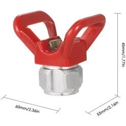 HAPPYSHOPPING Siege De Pulverisation A Bec De Canard Pour Pistolet A Peinture Sans Air Haute Pression, Type Universel, Adapte Au Pulverisateur Graco Titan Wagner -Pistolet à peinture Soldes 28048016 4