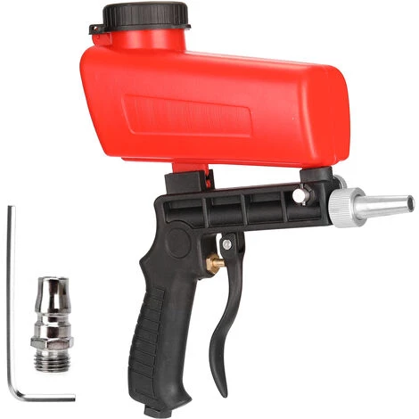 HAPPYSHOPPING Pistolet De Sablage Pneumatique Petit Sablage A Main Pistolet De Sablage Pneumatique Portable 1 HAPPYSHOPPING Pistolet De Sablage Pneumatique Petit Sablage A Main Pistolet De Sablage Pneumatique Portable