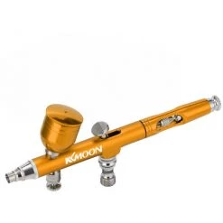 KKMOON 3D Eau Oxygene Equipement De Beaute Accessoires Pulverisation Pistolet A Oxygene Aerographe Jaune