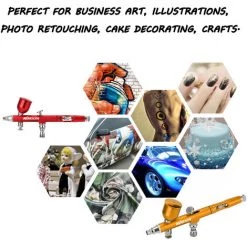 KKMOON 3D Eau Oxygene Equipement De Beaute Accessoires Pulverisation Pistolet A Oxygene Aerographe Jaune 7 KKMOON 3D Eau Oxygene Equipement De Beaute Accessoires Pulverisation Pistolet A Oxygene Aerographe Jaune -Pistolet à peinture Soldes 28048670 3