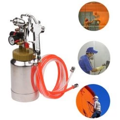 HAPPYSHOPPING PT-2 Avec 77 Pistolet 2L Eau Dans L'eau Pistolet De Pulverisation De Peinture Colore Machine De Pulverisation Seau Apression De Sable De Peinture 8 HAPPYSHOPPING PT-2 Avec 77 Pistolet 2L Eau Dans L'eau Pistolet De Pulverisation De Peinture Colore Machine De Pulverisation Seau Apression De Sable De Peinture -Pistolet à peinture Soldes 28074176 4