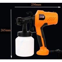 HAPPYSHOPPING Pistolet Electrique Haute Pression Amovible Avec Bombe Aerosol, Bleu, EU 220V - Bleu EU 220V -Pistolet à peinture Soldes 28074227 4