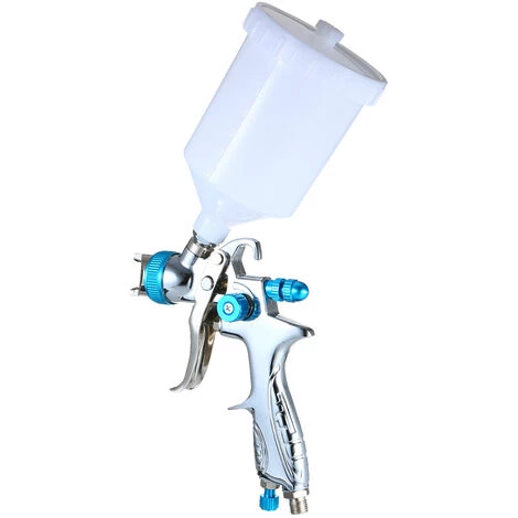 HAPPYSHOPPING Pistolet De Pulverisation Pneumatique Pistolet De Pulverisation De Voiture / Meubles 600 Ml Bombe Superieure De 1,4 Mm Buse Argent Bleu 887P 4 HAPPYSHOPPING Pistolet De Pulverisation Pneumatique Pistolet De Pulverisation De Voiture / Meubles 600 Ml Bombe Superieure De 1,4 Mm Buse Argent Bleu 887P – Image 4
