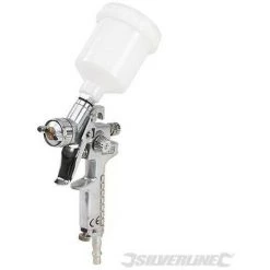 SILVERLINE Pistolet à Peinture HVLP à Alimentation Par Gravité, 100 Ml, 100 Ml