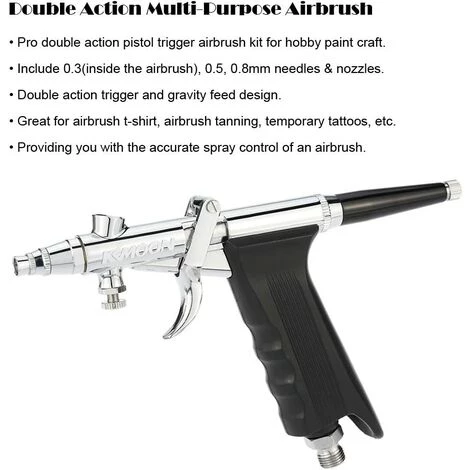 BEARSU Mini Sablage Sableuse Aérographe Spray Model Air Brush Kit Pour Art Peinture Tattoo Manucure Métal ätzen Verre Gravure/main Geschli Ffene Simple D'action Gravity Flux 0,5 Mm Pistolet 3 BEARSU Mini Sablage Sableuse Aérographe Spray Model Air Brush Kit Pour Art Peinture Tattoo Manucure Métal ätzen Verre Gravure/main Geschli Ffene Simple D'action Gravity Flux 0,5 Mm Pistolet – Image 3