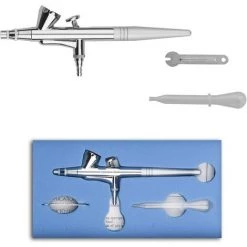 BEARSU Dual Action Airbrush Kit 0.4mm Aiguille De Tatouage Spray Outil Pour Ongles Corps Maquillage Gâteau Jouet Aérographe Peinture