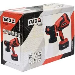 YATO Pistolet De Pulvérisation Avec Batterie Li-Ion 4,0Ah 18V 1L/min 5 YATO Pistolet De Pulvérisation Avec Batterie Li-Ion 4,0Ah 18V 1L/min -Pistolet à peinture Soldes 32110240 3