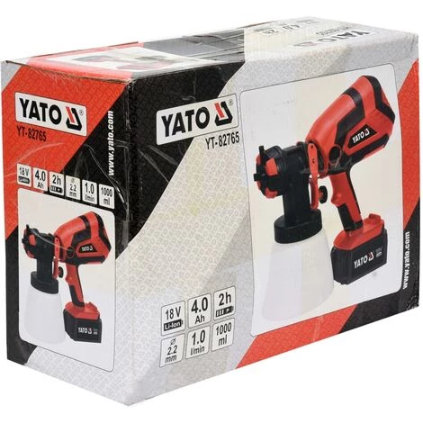 YATO Pistolet De Pulvérisation Avec Batterie Li-Ion 4,0Ah 18V 1L/min 3 YATO Pistolet De Pulvérisation Avec Batterie Li-Ion 4,0Ah 18V 1L/min – Image 3