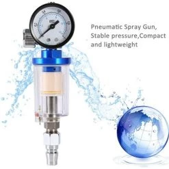 AIDUCHO Pistolet Pulvérisateur Pneumatique Avec Régulateur De Pression + Filtre Séparateur D'huile Outil Séparateur 8 AIDUCHO Pistolet Pulvérisateur Pneumatique Avec Régulateur De Pression + Filtre Séparateur D'huile Outil Séparateur -Pistolet à peinture Soldes 32752988 4