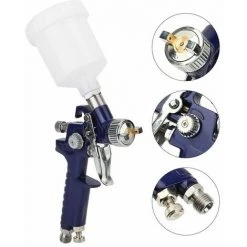 YONGQING Pneumatique Avec Remplissage 600ml Buse - Bleu-blanc -Pistolet à peinture Soldes 33024140 3