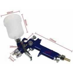 YONGQING Pneumatique Avec Remplissage 600ml Buse - Bleu-blanc -Pistolet à peinture Soldes 33024140 4