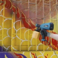 WESCO TOOLS Pistolet à Peinture, 500W Pulvérisateur De Peinture Électrique, Récipient Détachable 800ML WESCO WS5585 -Pistolet à peinture Soldes 33267269 5