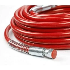 ETOILE Tuyau De Peinture Sans Air 15m En Fibre De Pulvérisateur 1/4“ Airless Pour Pistolet Pulvérisateur, Tuyau Haute Pression Pulvérisateurs Et Peinture Outil Tuyau De Pièce De Rechange 4500 Bar (rouge) -Pistolet à peinture Soldes 33384945 4