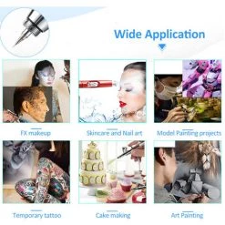 ASUPERMALL Kkmoon Usb Rechargeable Airbrush Kit Pompe De Pulverisation Airbrush Compresseur A Double Action A Main Airbrush Gun Tattoo Peinture Hydratante Maquillage Fx, Rouge 7 ASUPERMALL Kkmoon Usb Rechargeable Airbrush Kit Pompe De Pulverisation Airbrush Compresseur A Double Action A Main Airbrush Gun Tattoo Peinture Hydratante Maquillage Fx, Rouge -Pistolet à peinture Soldes 33912320 3