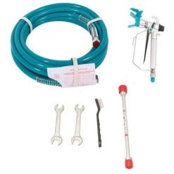 Varan Motors - X6V Pulvérisateur De Peinture Airless 650w 200 Bar, Pistolet Haute Pression Avec Réservoir 5 Litres - Bleu -Pistolet à peinture Soldes 35104565 3