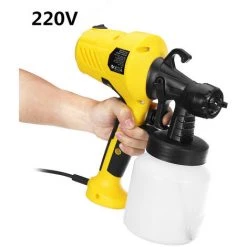 TIGA Machine électrique De Pulvérisateur De Peinture De 220V 600W Pour Le Pulvérisateur De Mur De Meubles En Bois De Maison De Voitures (prise Européenne 220V) -Pistolet à peinture Soldes 35854165 4