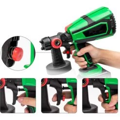 COOFIX Pistolet Pulvérisateur Électrique Automatique Peinture Alcool Désinfection Pistolet Pour Maison Bureau -Pistolet à peinture Soldes 35909614 3