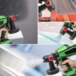 COOFIX Pistolet Pulvérisateur Électrique Automatique Peinture Alcool Désinfection Pistolet Pour Maison Bureau -Pistolet à peinture Soldes 35909614 5