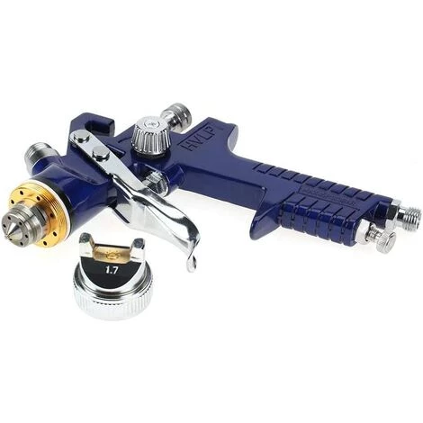 AIDUCHO HVLP Pistolet à Pulvérisation D'air Gravity Feed Paint Sprayer Set De Brosses à Air En Acier Inoxydable 1,7 Mm Buse Auto Car Detail Painting Pour Spot Repair Face Paint Airbrush Kit 4 AIDUCHO HVLP Pistolet à Pulvérisation D'air Gravity Feed Paint Sprayer Set De Brosses à Air En Acier Inoxydable 1,7 Mm Buse Auto Car Detail Painting Pour Spot Repair Face Paint Airbrush Kit – Image 4