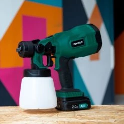 VONROC Pistolet à Peinture 20V 20V - Capacité 800 Ml - Batterie 2.0Ah, Chargeur Rapide Et Accessoires Inclus 7 VONROC Pistolet à Peinture 20V 20V - Capacité 800 Ml - Batterie 2.0Ah, Chargeur Rapide Et Accessoires Inclus -Pistolet à peinture Soldes 35996705 3