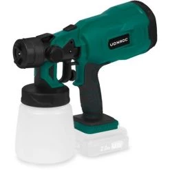 VONROC Pistolet à Peinture Sans Fil VPower 20V – Capacité De 800 Ml - Sans Batterie Ni Chargeur - Accessoires Inclus